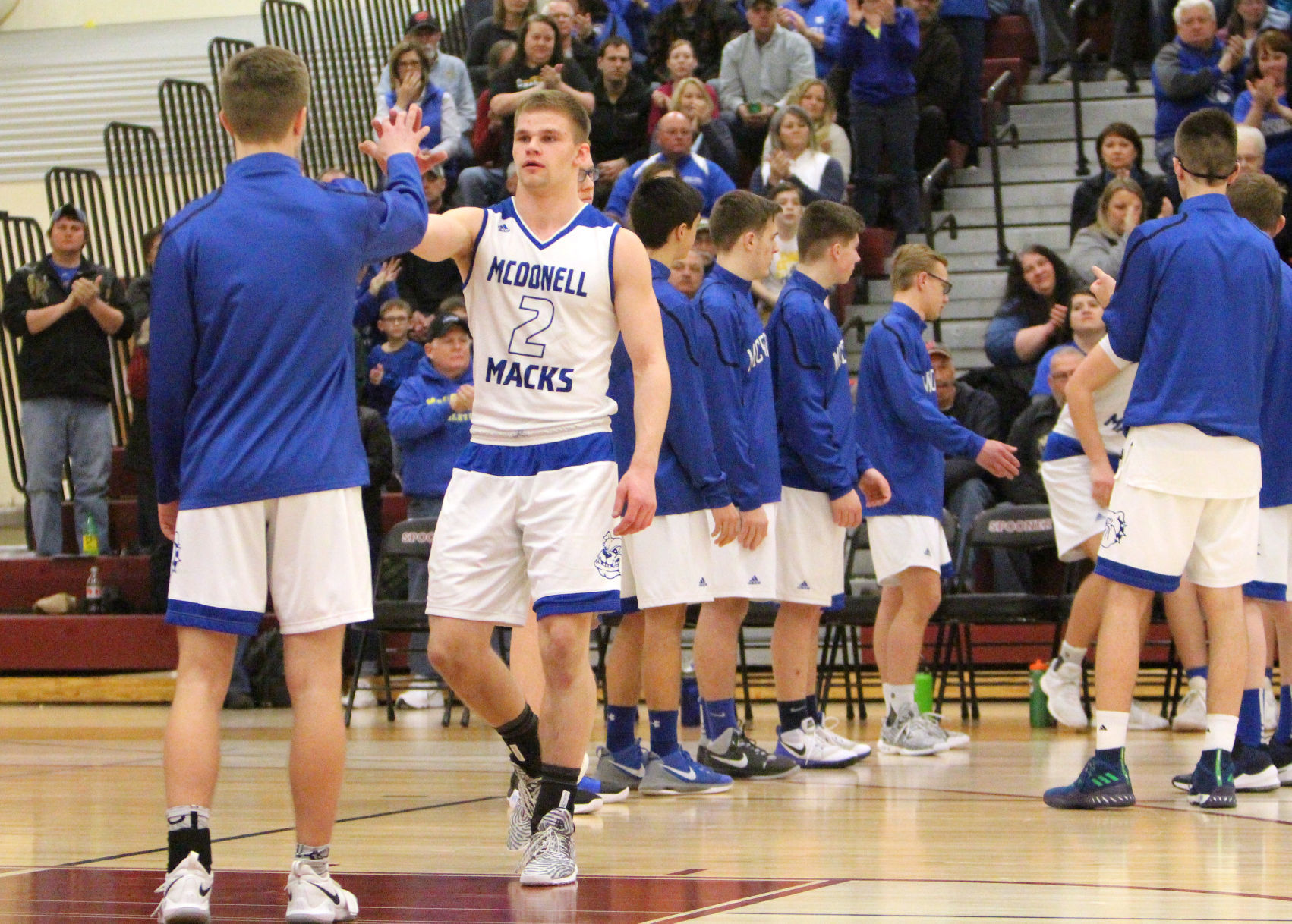 McDonell boys basketball vs South Shore at Spooner 3-10-18